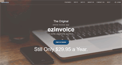 Desktop Screenshot of ezinvoice.com